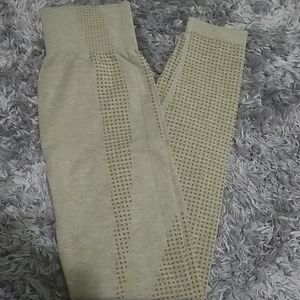 Seamless high waisted tummy control yoga leggins